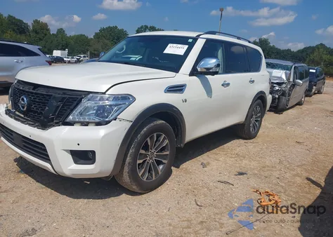 2018 Nissan Armada Sl from USA, damaged, VIN JN8AY2ND0J9053609